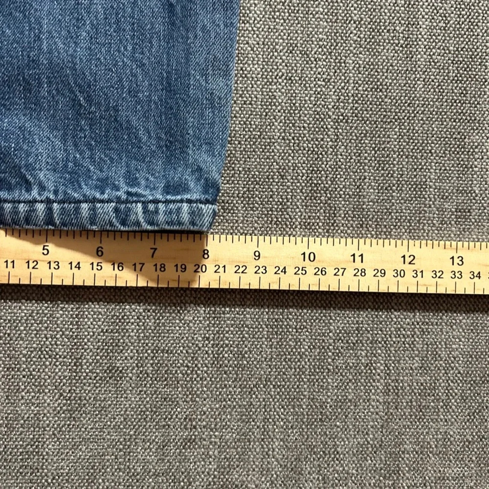 Levis 569 Jeans Mens 32x30 Blue Loose Straight Flap Pocket Denim